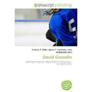 David Gosselin (9786134245616) Books