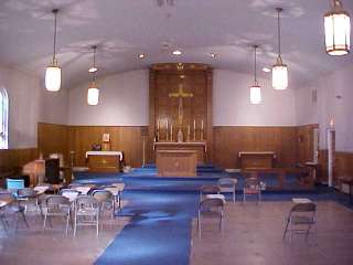 Nice Full Sanctuary Set, Altar, Side Altars, Crucifix+  