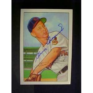  Steve Gromek Cleveland Indians #203 1952 Bowman Reprint 