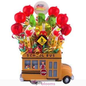  Hop On The Bus Lollipop Bouquet