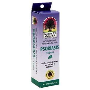  Natures Answer Psoriasis Cream, Fragrance  Free, 1 Ounces 