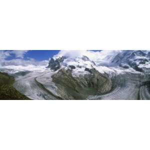 Mountain Covered with Snow, Gornergrat, Pennine Alps, Valais Canton 