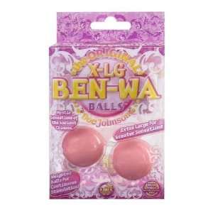 Bundle X Large Ben Wa Balls Pink and Aloe Cadabra Organic Lube Vanilla 