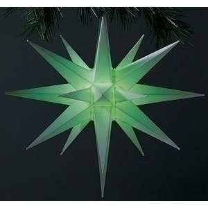  14 Green Moravian Star