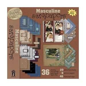  New   Paper Pizazz Papers & Accents   Masculine Sarapapers 
