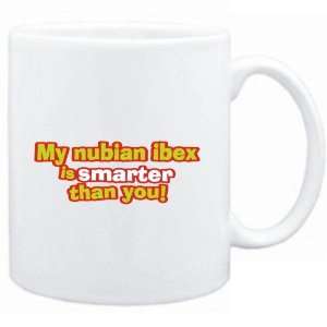  Mug White  My Nubian Ibex is smarter than you  Animals 