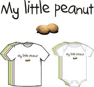 My Little Peanut Funny Cute Baby Boy Clothes T Shirt  
