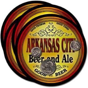  Arkansas City, AR Beer & Ale Coasters   4pk Everything 