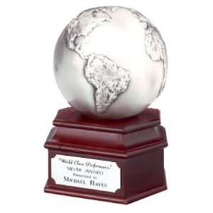  Antique Silver Globe Awards