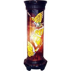  Butterfly Design Pedestal Lighting 30 Tall