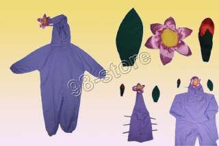 Brand New Kids Awesome Handmade Pikmin Costume Purple  