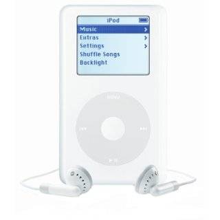 Apple iPod 20 GB White M9282LL/A (4th Generation) OLD MODEL by Apple