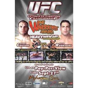  UFC 39 Autographed Poster 