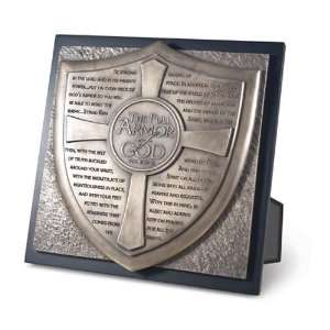  FULL ARMOR OF GOD MOMENTS OF FAITH SCULPTURE PLAQUE