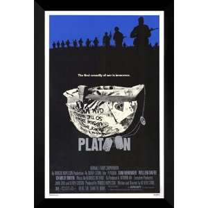  Platoon FRAMED 27x40 Movie Poster Charlie Sheen