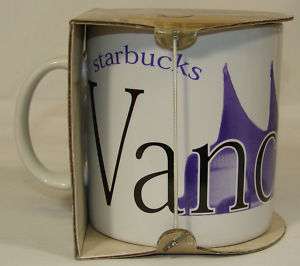 NEW Vintage STARBUCKS Coffee VANCOUVER City Mug 1994  