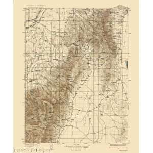  USGS TOPO MAP HALLECK QUAD NEVADA (NV) 1935