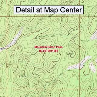   Map   Mountain Home Pass, Utah (Folded/Waterproof)