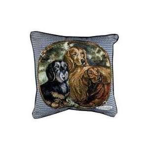 Dachshund Dog Animal Decorative Throw Pillow 17 x 17