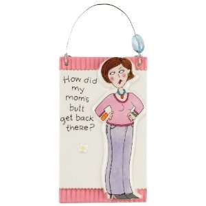   Older Series Moms Butt Rectangular Ceramic Plaque