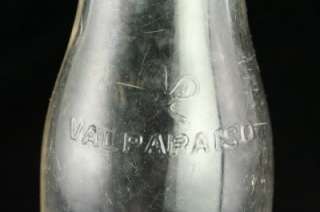 Vintage Clover Leaf Valparaiso Half Pint Milk Bottle  