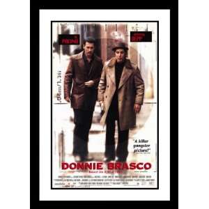  Donnie Brasco Framed and Double Matted 32x45 Movie Poster 