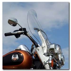   WINDSHIELD DEATCHABLE 16 H X 25 W TINT 94 12 HARLEY FLHR   ROAD KING