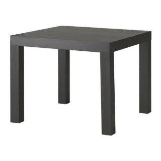 Ikea Black Brown Lack Side Table