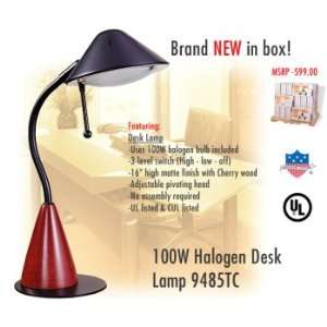  American Lighting 9458TC 100W Halogen Desk Lamp