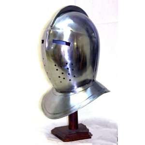   Simple european medieval closed helm for LARP or SCA