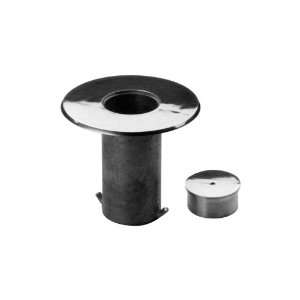  Satin (Brushed) Stainless Steel Floor Socket With Cap 