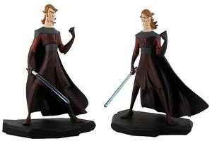 STAR CLONE WARS ANIMATED MAQUETTE ANAKIN SKYWALKER 8 TALL STATUE 