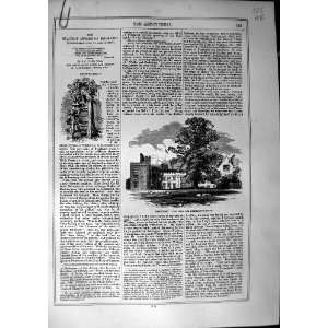  Art Journal 1870 Stately Home Penshurst Tower Church