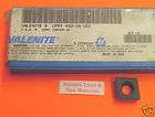 10 pec. VALENITE CPMT 432  1A V01 CARBIDE INSERTS NEW