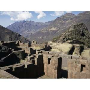 Hitching Post of Sun, Intihuatana, Inca Site in the Urubamba Valley 