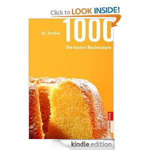 1000   Die besten Backrezepte (German Edition) Oetker  