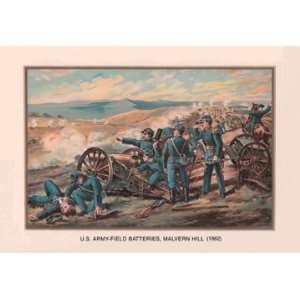  U.S. Army   Field Batteries, Malvern Hill, 1862 24X36 