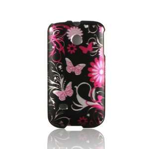 Huawei M865 Ascend 2 Graphic Case   Pink Butterfly (Free HandHelditems 