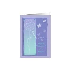 Milkweed & Butterflies Mothers Day for Mom Card