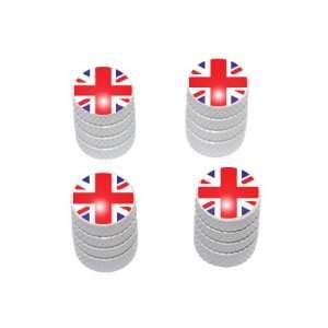 Great Britain British UK Flag   Tire Rim Valve Stem Caps 