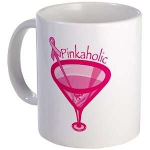  Pinkaholic Breast cancer Mug by  Kitchen 