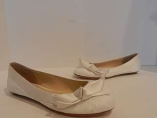   CUSHION2 Lacy Ballet Flats Ivory Satin US 5.5 Bridal Shoes  