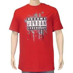  Nike Air Jordan Mens Become Legendary T shirt  XXL 