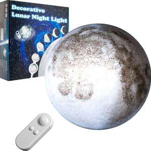   Decorative Lunar Night Light with Remote Control by Trademark Games