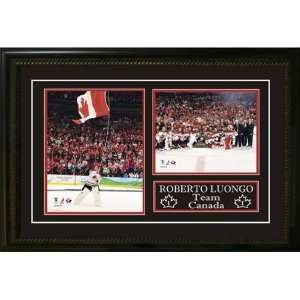 Roberto Luongo and Canada Unsigned 8 x 10 Etched Mat   Mats