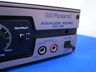 Roland DC 20 Analog Echo Vintage Guitar Effect Pedal  
