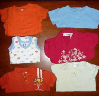 HUGE 67 Pc Lot of Used Baby Boy Clothes Size 6 9 Month (9M)  