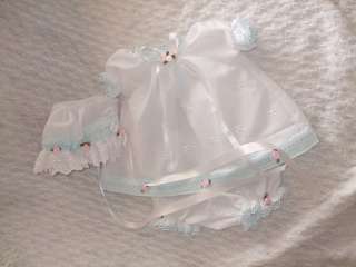 Stunning Broderie Anglaise dress set by Wendy for reborn baby  