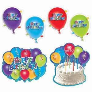   Party By Amscan Birthday Value Pack Cutouts Assorted 