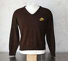 Vintage Nike V Neck Sweater Brown Size Small, Very Cool